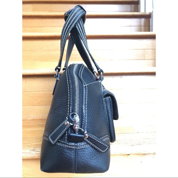 100% Authentic COACH F13963 HAMPTON Satchel Bag Purse - Picture 7 of 16